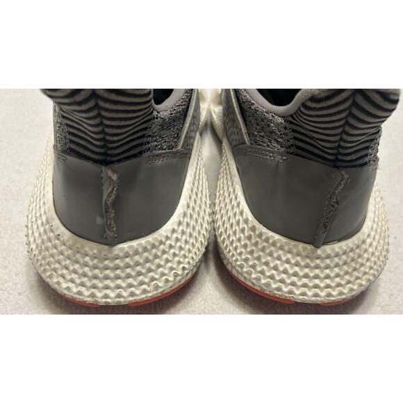 Adidas Prophere Men's Sneakers Sz 9.5 Gray Solar Red White Running Shoes CQ3023 - Picture 7 of 12